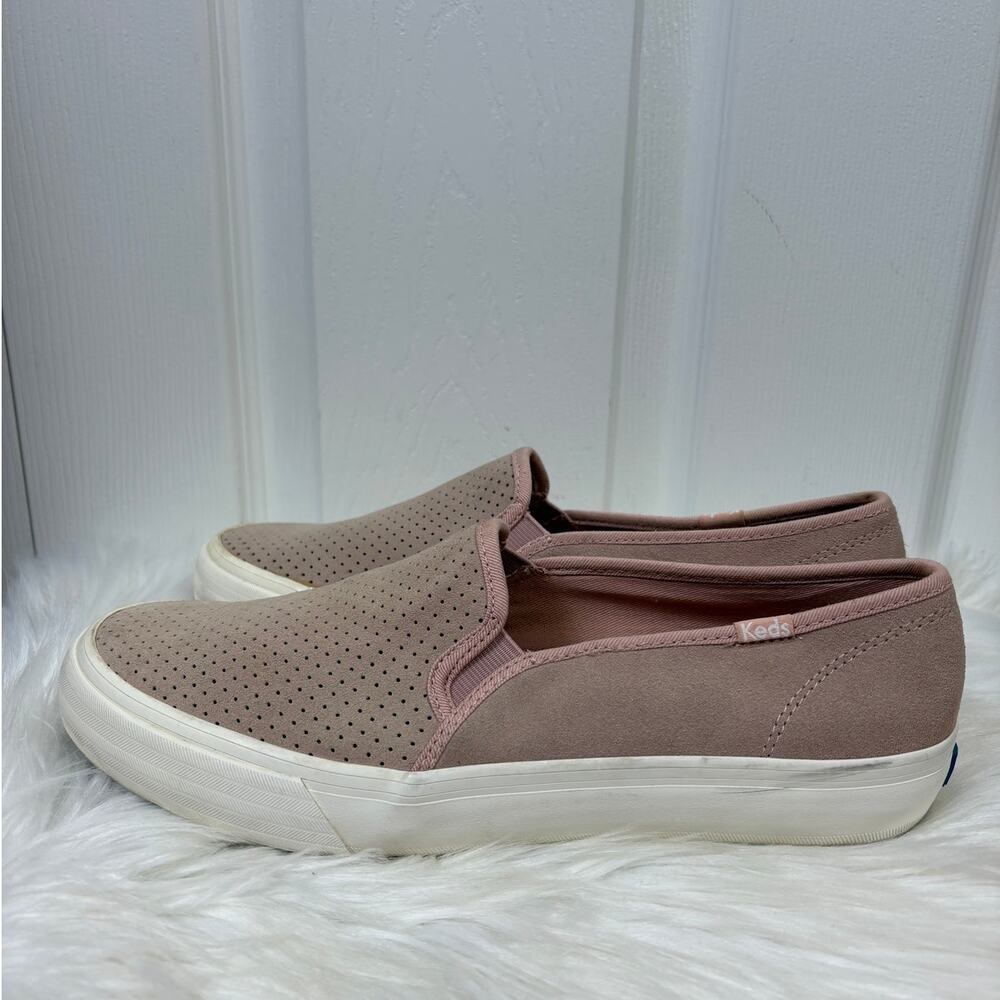 Keds Women's Double Decker Pink Suede Sneakers Size 9 - Picture 3 of 9